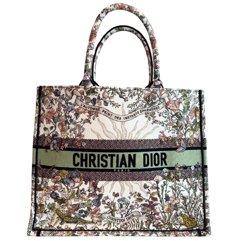 Christian Dior Eden Embroidered Large Book Tote
