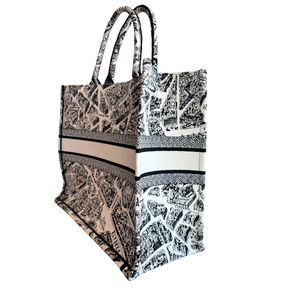 Christian Dior Plan De Paris Large Book Tote