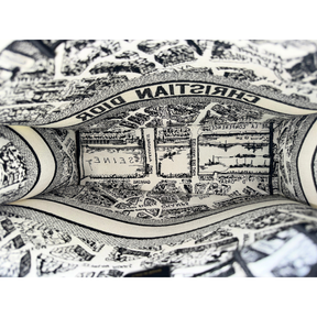 Christian Dior Plan De Paris Large Book Tote