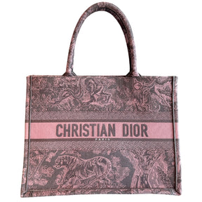 Christian Dior Beverly Hills Dioriviera Toile Du Jouy Medium Book Tote