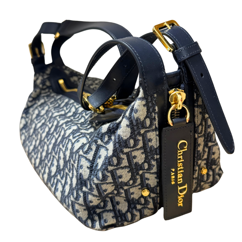 Christian Dior Oblique Jacquard Medium D-Journey Bag