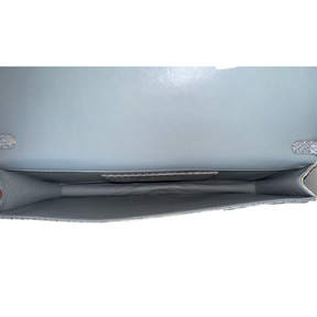 Christian Dior Lady Dior Python Clutch With Chain
