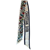 Christian Dior D-Millefiori Mitzah Silk Scarf