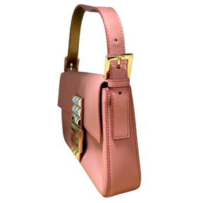Fendi Stud Detail Baguette Bag
