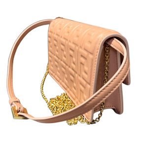 Fendi Nappa Matisse FF Embossed Wallet On Chain Baguette