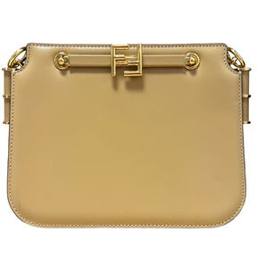 Fendi Vitello King Luxor Fendi Touch Shoulder Bag