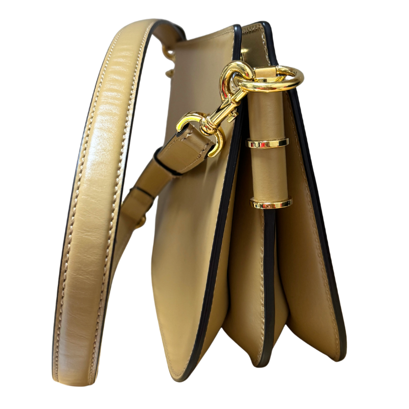 Fendi Vitello King Luxor Fendi Touch Shoulder Bag