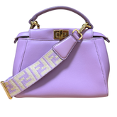 Fendi Nappa Stacked Bar Mini Peekaboo ISeeU Small Bag