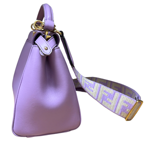 Fendi Nappa Stacked Bar Mini Peekaboo ISeeU Small Bag