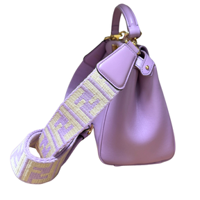 Fendi Nappa Stacked Bar Mini Peekaboo ISeeU Small Bag