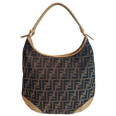Fendi Zucca Hobo Shoulder Bag