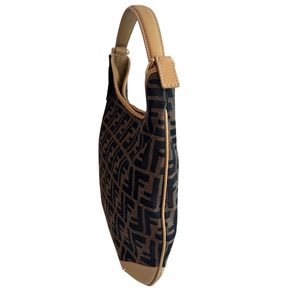 Fendi Zucca Hobo Shoulder Bag