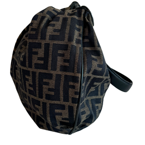 Fendi Vintage Zucca Hobo Shoulder Bag