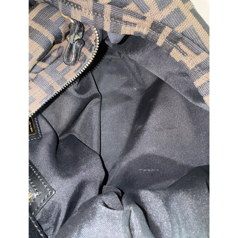 Fendi Vintage Zucca Hobo Shoulder Bag