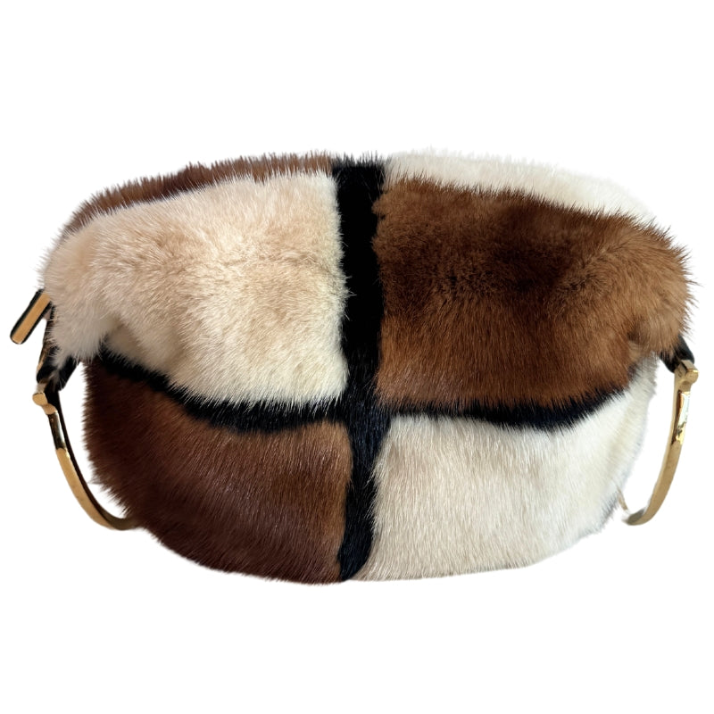 Salvatore Ferragamo Mink Fur Badia Bag