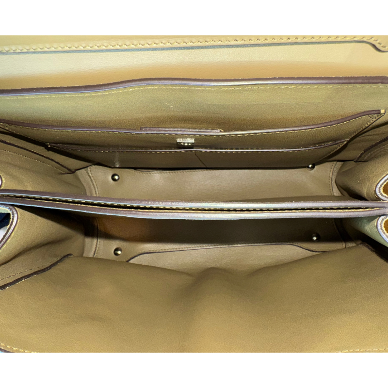 Salvatore Ferragamo Suede Gancini Margot 2-Way Handle Bag