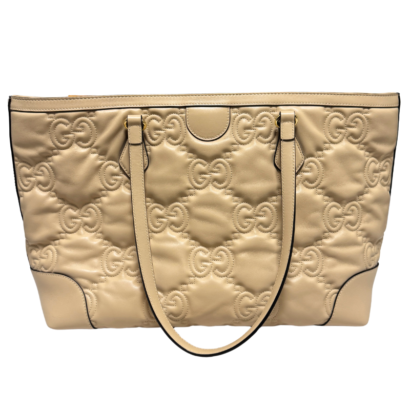 Gucci Embossed Matelasse Medium Tote Bag