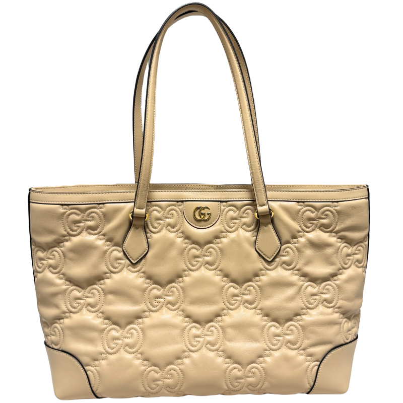 Gucci Embossed Matelasse Medium Tote Bag