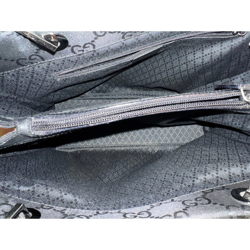 Gucci GG Canvas Bamboo Handle Tote