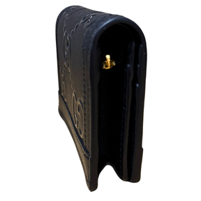 Gucci Wonka GG Monogram Embossed Card Case Wallet