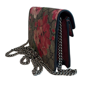 Gucci Supreme Monogram Blooms Super Mini Dionysus Shoulder Bag