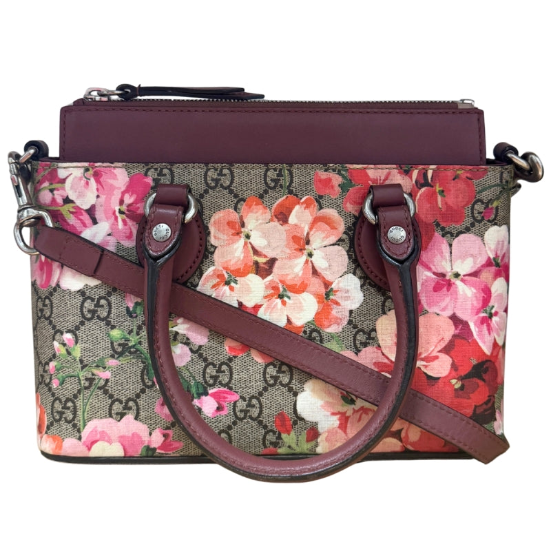 Gucci GG Supreme Blooms Mini Tote