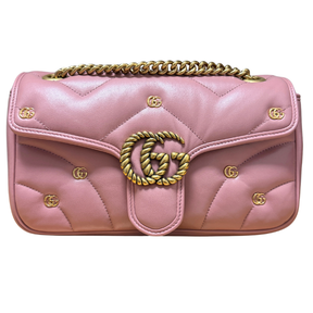 Gucci Matelasse GG Studs Small Torchon GG Marmont Shoulder Bag