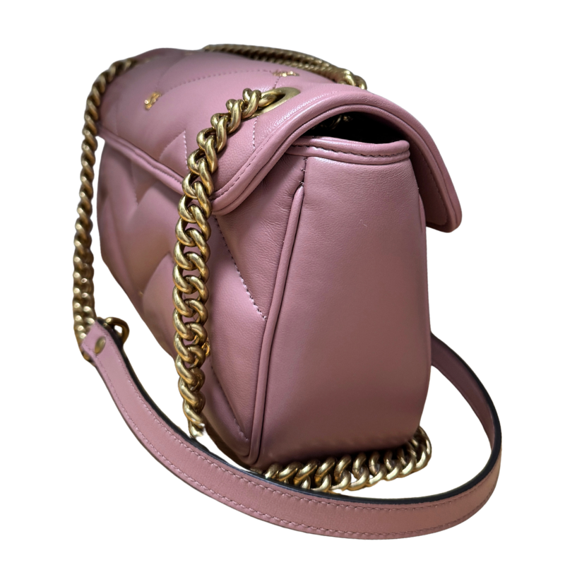 Gucci Matelasse GG Studs Small Torchon GG Marmont Shoulder Bag