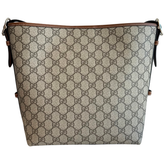 Gucci GG Monogram Emblem Medium Bucket Bag