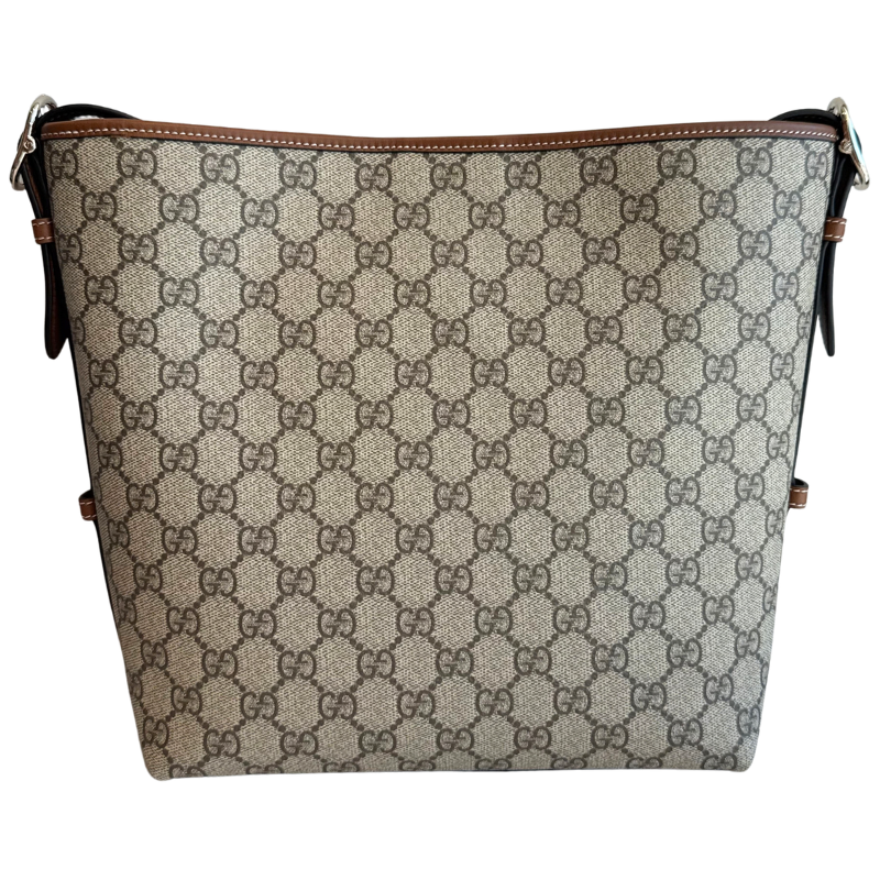 Gucci GG Monogram Emblem Medium Bucket Bag