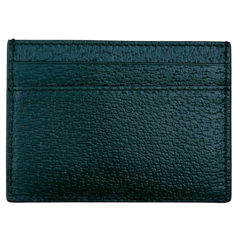 Gucci Horsebit Accent Leather Card Holder