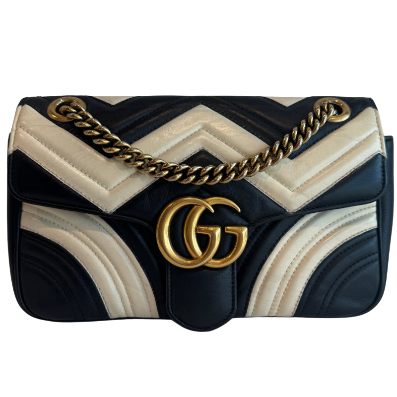 Gucci Chevron Matelasse Marmont Medium Shoulder Bag
