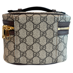 Gucci GG Supreme Monogram Web Ophidia Vanity Cosmetic Case