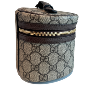 Gucci GG Supreme Monogram Web Ophidia Vanity Cosmetic Case