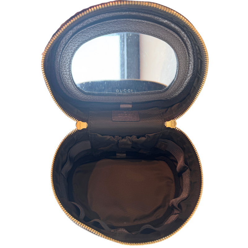 Gucci GG Supreme Monogram Web Ophidia Vanity Cosmetic Case