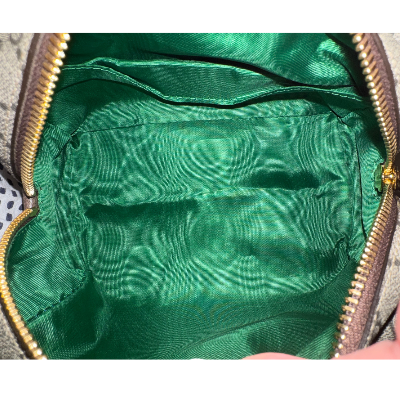 Gucci GG Supreme Ophidia Zip Cosmetic Case