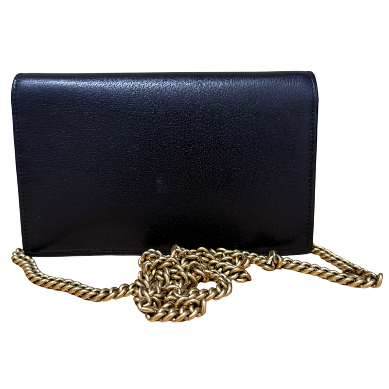 Gucci Marquise Crystal GG Mini Wallet On Chain