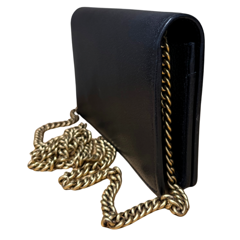 Gucci Marquise Crystal GG Mini Wallet On Chain