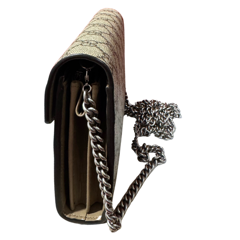Gucci GG Supreme Mini Dionysus Chain Wallet