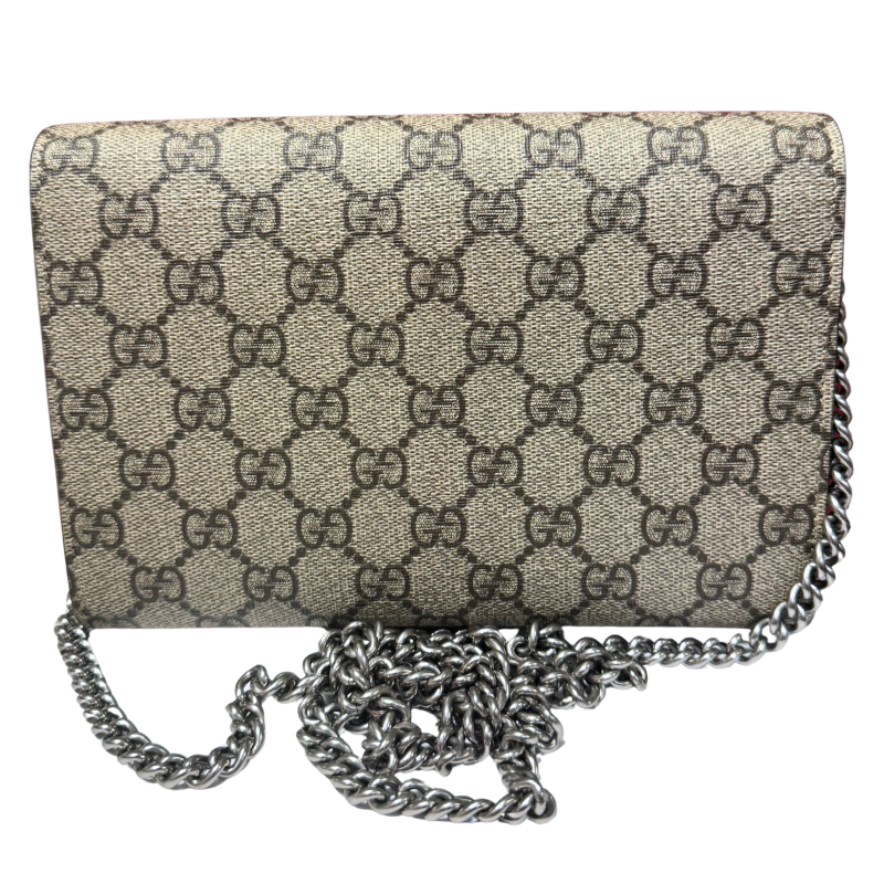 Gucci GG Supreme Mini Dionysus Chain Wallet
