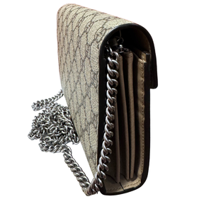 Gucci GG Supreme Mini Dionysus Chain Wallet