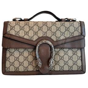 Gucci GG Supreme Top Handle Dionysus Shoulder Bag