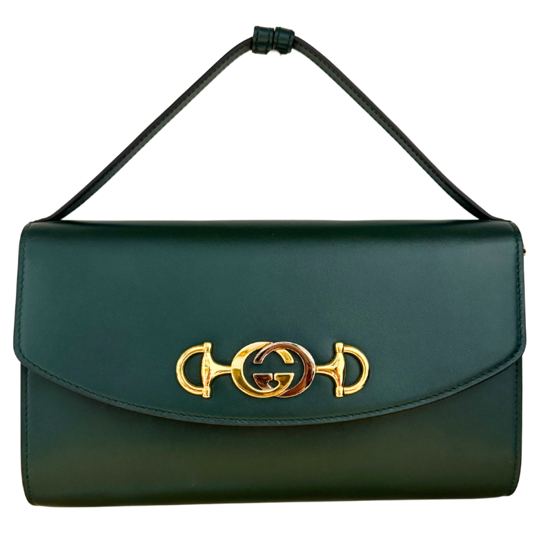 Gucci Zumi Horsebit Chain Shoulder Bag