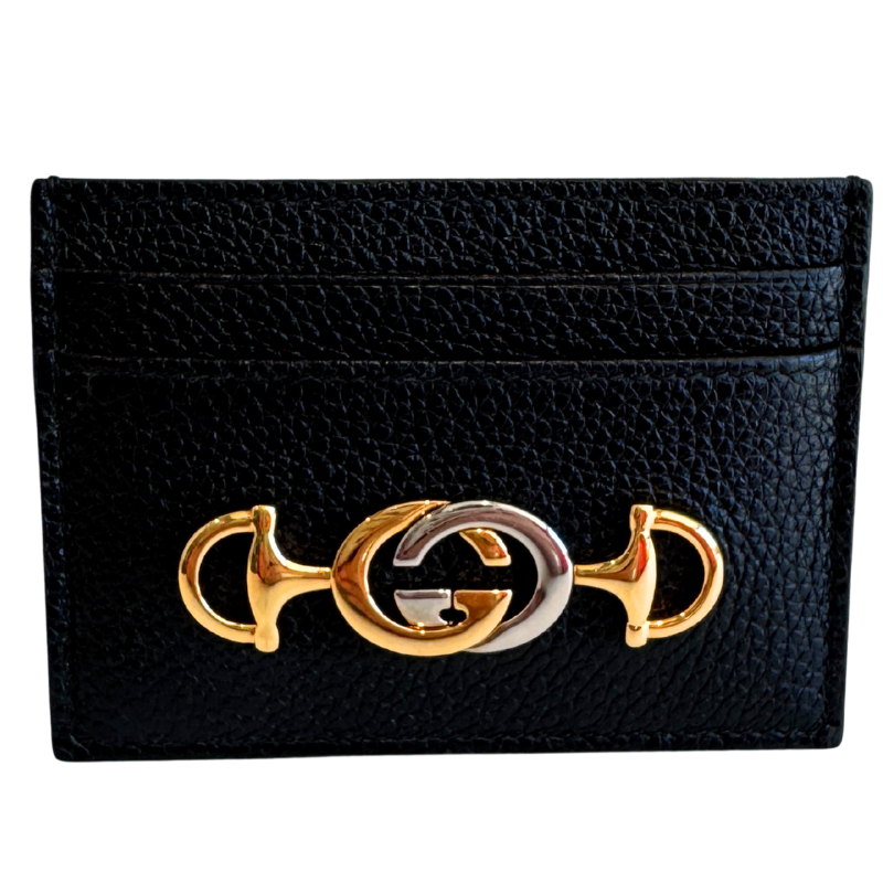 Gucci Interlocking GG Horsebit Zumi Card Holder