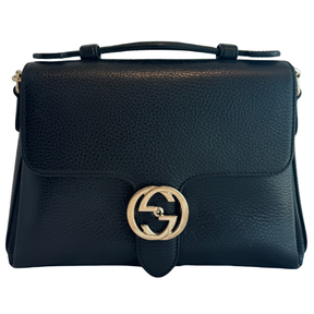 Gucci Small Dollar Interlocking GG Top Handle Bag