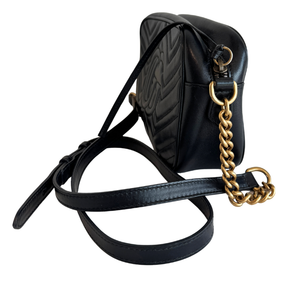 Gucci Matelasse GG Marmont Small Chain Shoulder Bag
