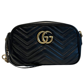 Gucci Matelasse GG Marmont Small Chain Shoulder Bag