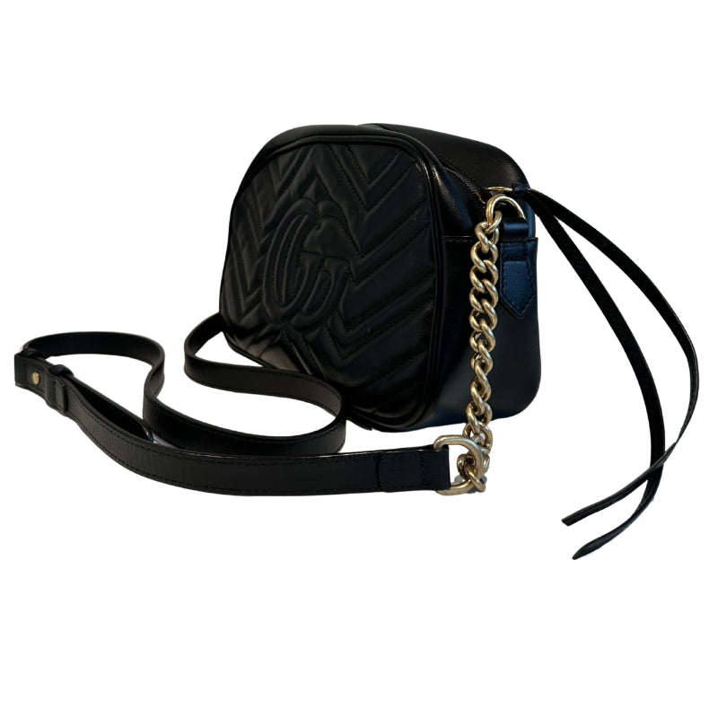 Gucci Matelasse GG Marmont Small Chain Shoulder Bag