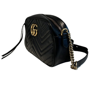Gucci Matelasse GG Marmont Small Chain Shoulder Bag