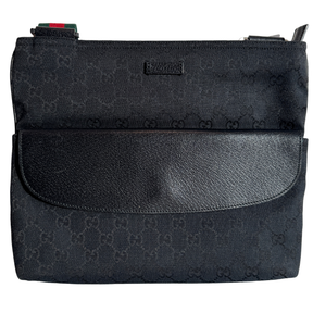 Gucci GG Canvas Web Messenger Bag